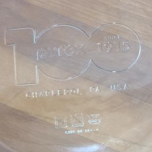 Pyrex 100th Anniversary 9.5" and 9.5" pie plate/dish
